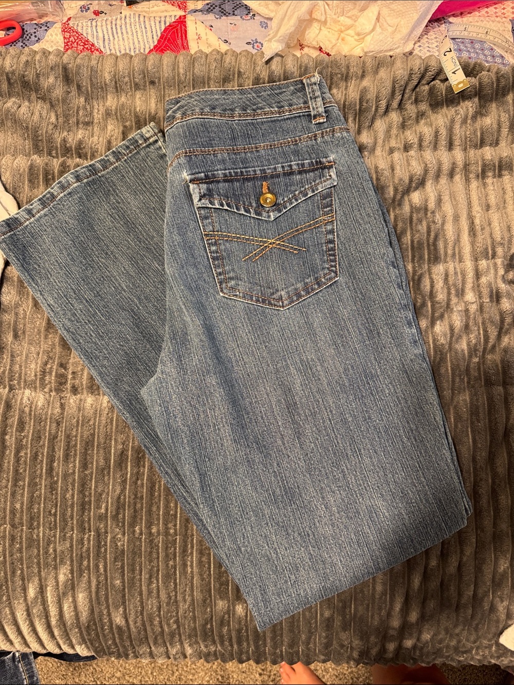 Classic Women's Blue Denim Jeans